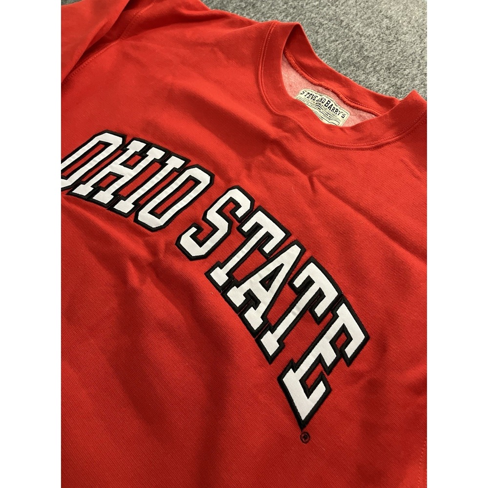 Vintage Ohio State Crewneck Sweatshirt Steve & Barry's Men Size XL Embroidery